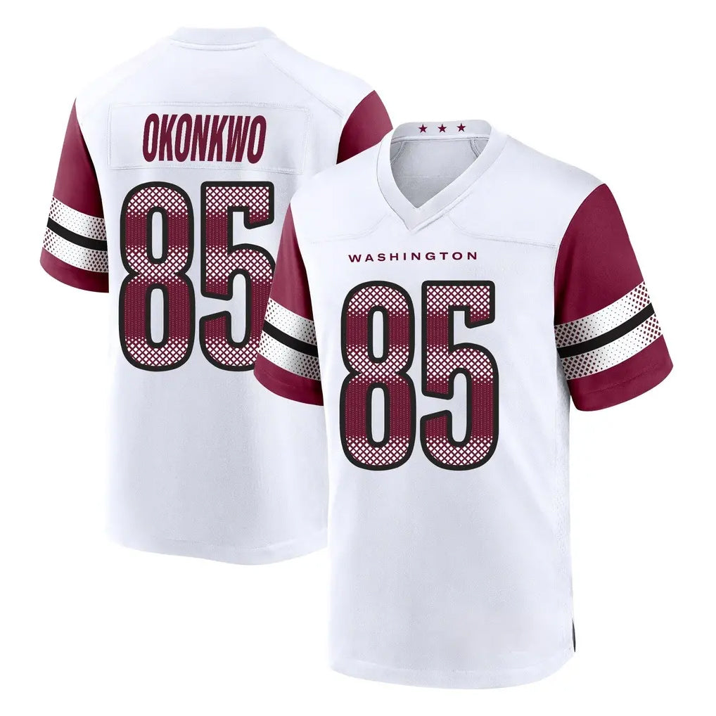 Punc W.Commanders #85 Chig Okonkwo Player White Game Home Stitched Jerseys