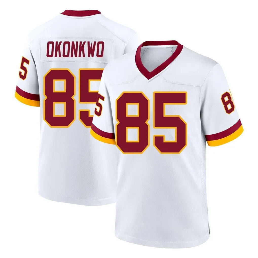 Punc W.Commanders #85 Chig Okonkwo Player White Home Game Stitched Jerseys