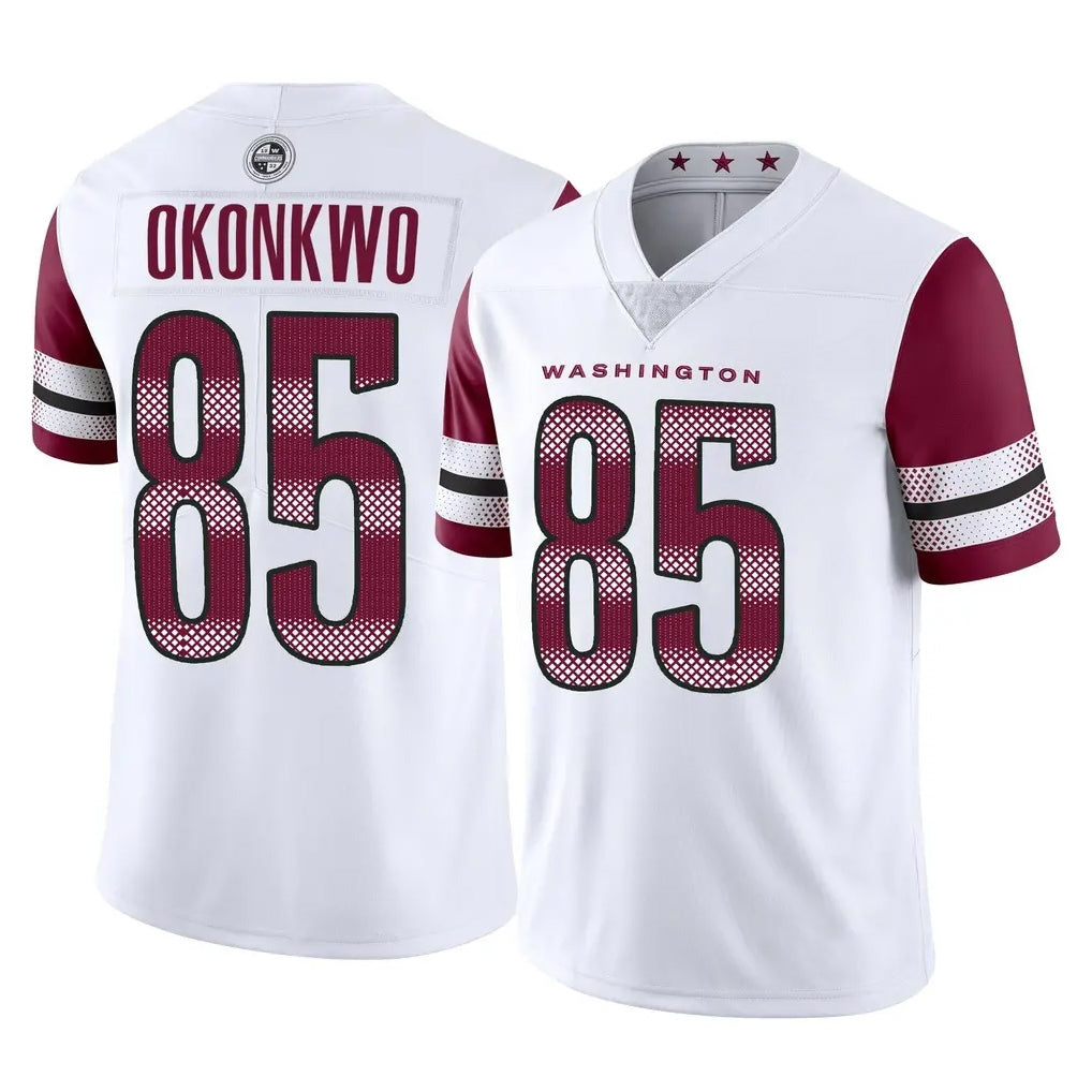 Punc W.Commanders #85 Chig Okonkwo Player White Limited Vapor Home Game Stitched Jerseys