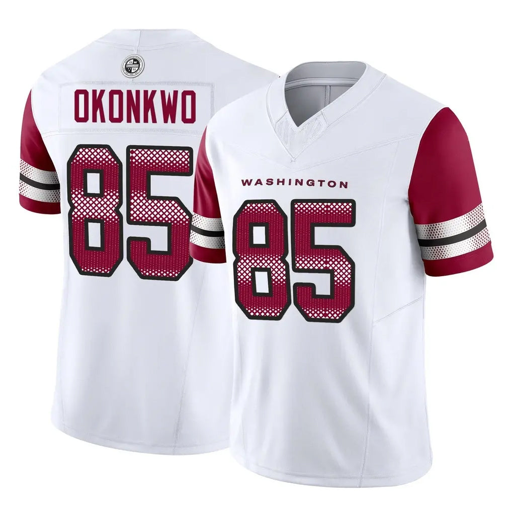 Punc W.Commanders #85 Chig Okonkwo Player White Vapor F.U.S.E. Limited Home Game Stitched Jerseys