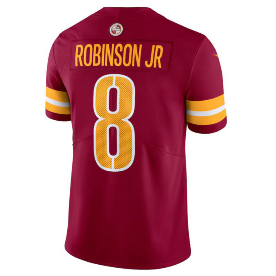 Punc W.Commanders #8 Brian Robinson Jr. Burgundy Vapor Untouchable Limited American Stitched Jersey