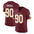 Punc W.Commanders #90 Charles Omenihu Player Burgundy Limited Team Color Vapor Untouchable Home Game Stitched Jerseys