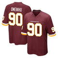 Punc W.Commanders #90 Charles Omenihu Player Burgundy Team Color Home Game Stitched Jerseys