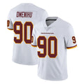 Punc W.Commanders #90 Charles Omenihu Player White Limited Vapor Untouchable Home Game Stitched Jerseys