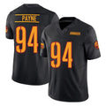 Punc W.Commanders #94 Daron Payne Player Black Limited Vapor F.U.S.E. Home Game Stitched Jerseys