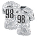 Punc W.Commanders #98 Odafe Oweh Player Arctic Camo Limited Salute To Service Home Game Stitched Jerseys