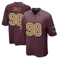 Punc W.Commanders #98 Odafe Oweh Player Burgundy Alternate Home Game Stitched Jerseys