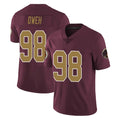 Punc W.Commanders #98 Odafe Oweh Player Burgundy Alternate Vapor Untouchable Home Game Stitched Jerseys