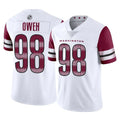 Punc W.Commanders #98 Odafe Oweh Player White Limited Vapor Home Game Stitched Jerseys