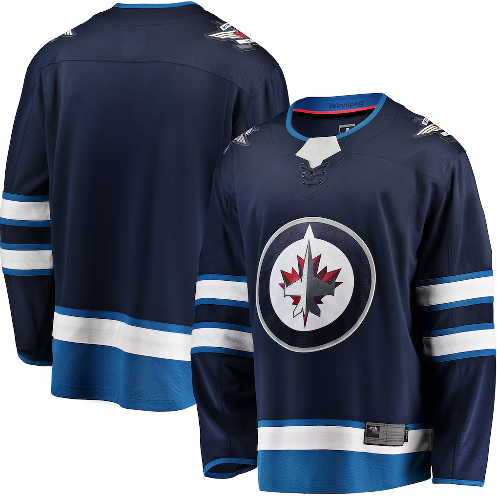 Punc W.Jets Blue Breakaway Home Jerseys