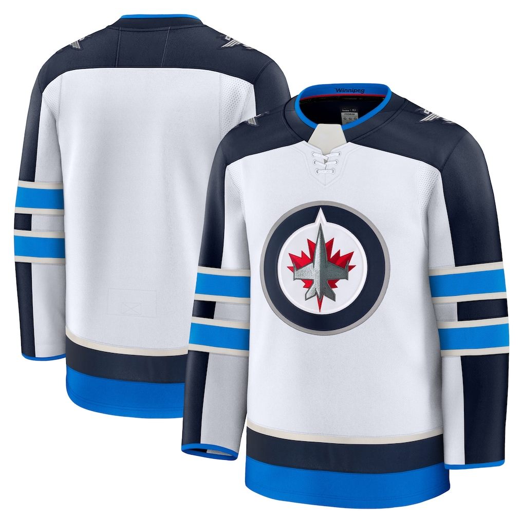 Punc W.Jets White Away Premium Jerseys