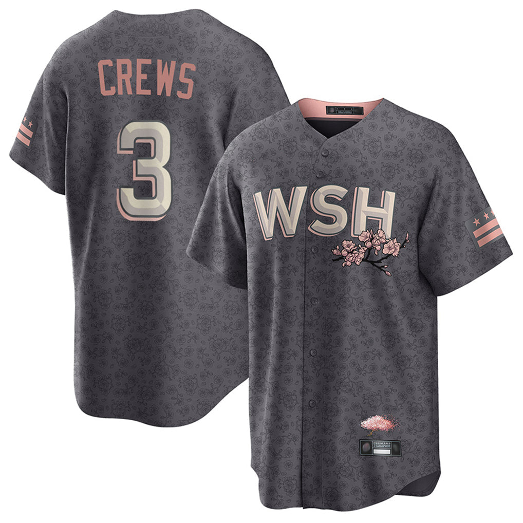 Punc W.Nationals #3 Dylan Crews Player City Connect Stitched Jerseys