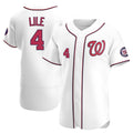 Punc W.Nationals #4 Daylen Lile Player White Alternate Elite Stitched Jerseys