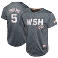 Punc W.Nationals #5 CJ Abrams Player Charcoal City Connect Limited Stitched Jerseys