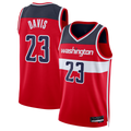 Punc W.Wizards #23 Anthony Davis Red Swingman Jerseys - Icon Edition
