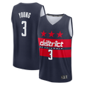 Punc W.Wizards #3 Trae Young Navy Fast Break - Statement Edition