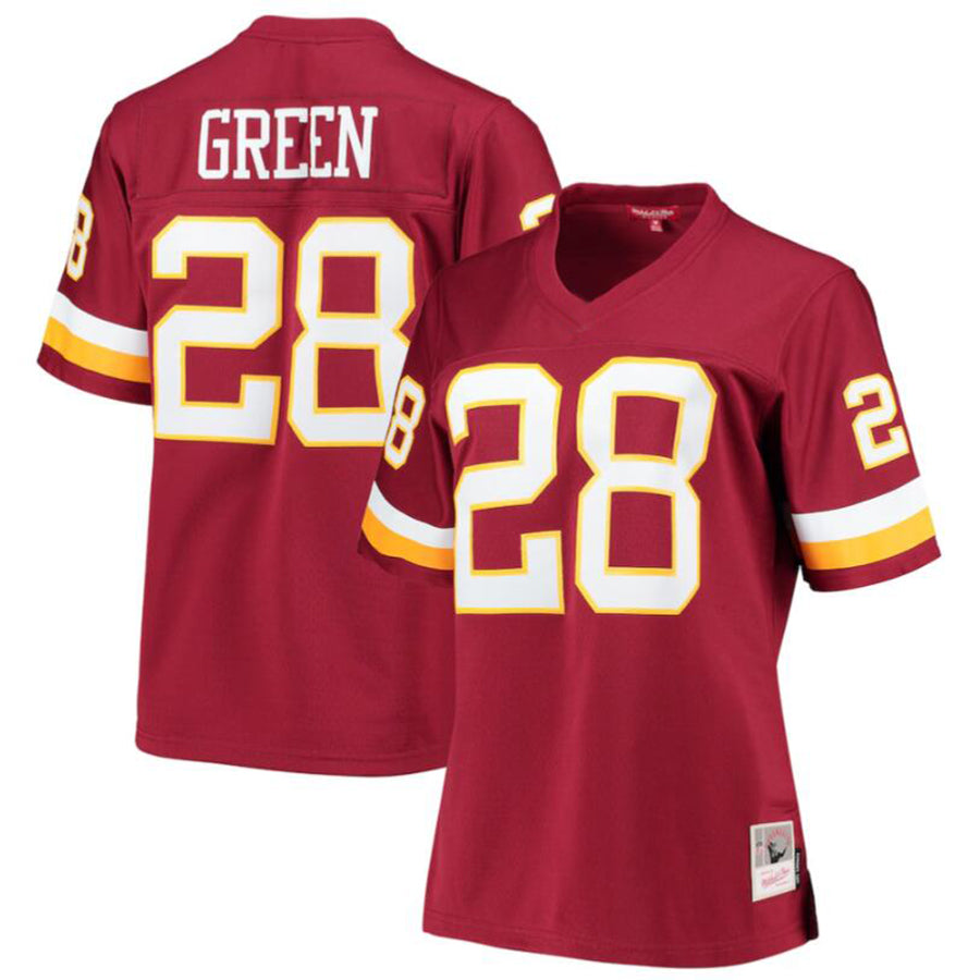 Punc Washington Football Team #28 Darrell Green Burgundy Legacy Replica Player American Stitched Jersey