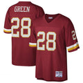Punc Washington Football Team #28 Darrell Green Mitchell & Ness Burgundy Legacy Replica Stitched Jersey