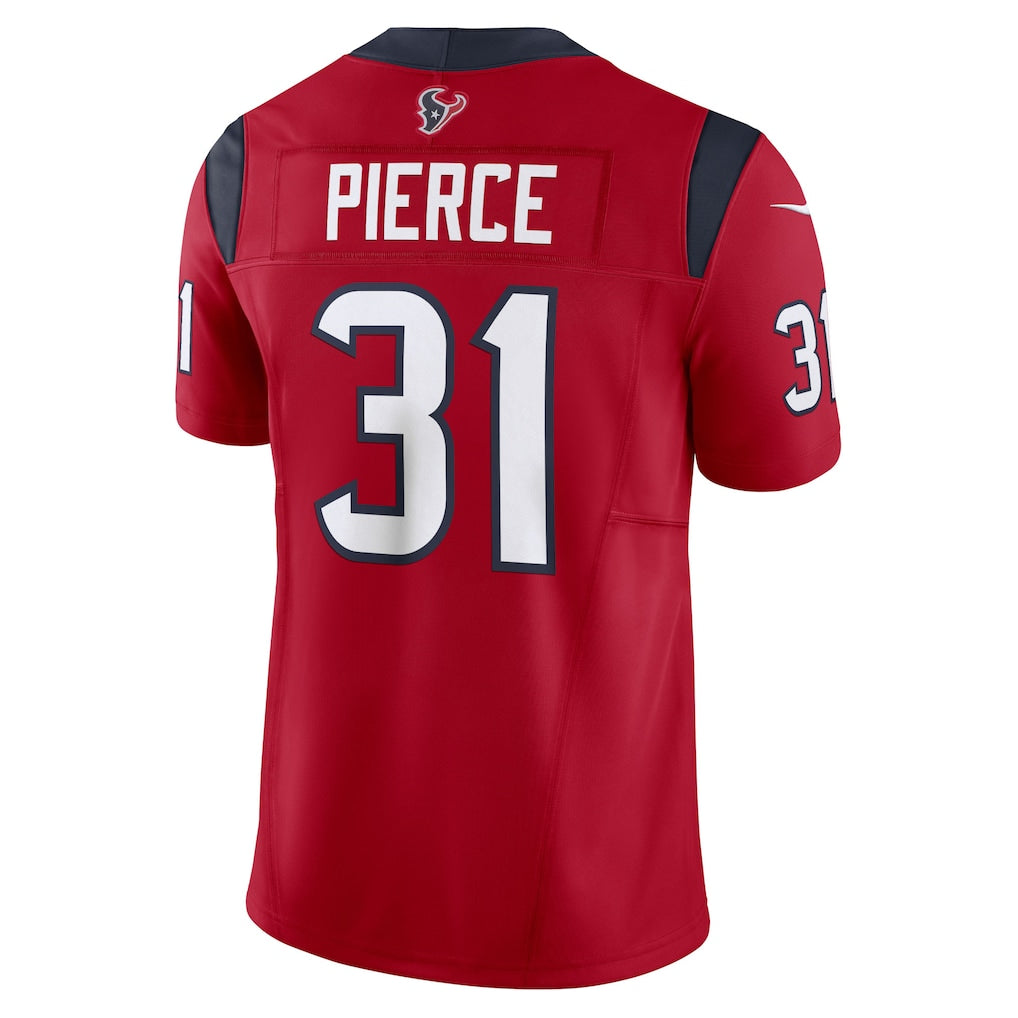 Punc H.Texans #31 Dameon Pierce Red Vapor F.U.S.E. Limited Jersey