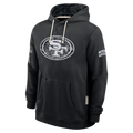 Punc SF.49ers Black 2026 Salute to Service Sideline Dri-FIT Pullover Hoodie Jerseys