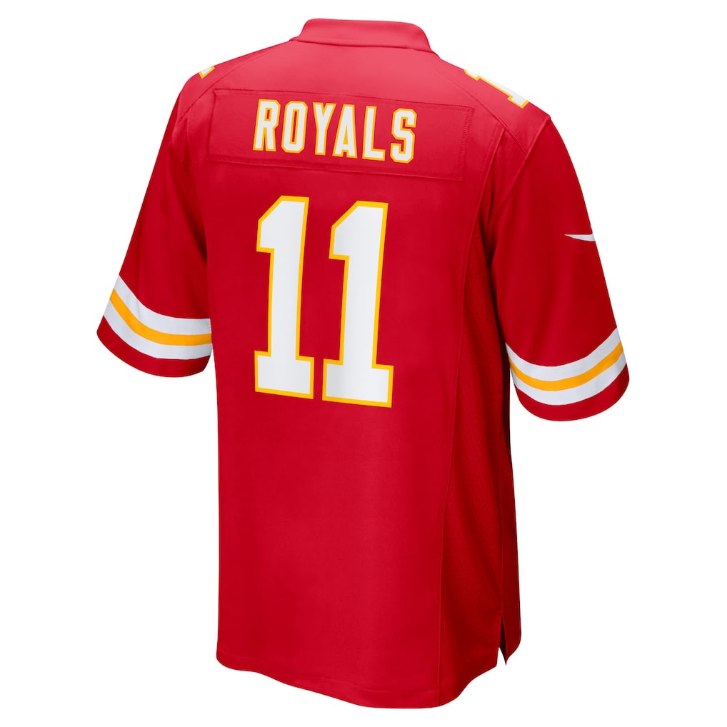 Punc KC.Chiefs #11 Jalen Royals Red Team Game Jersey