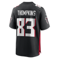 Punc A.Falcons #83 Deven Thompkins Black Team Game Jersey