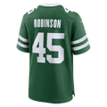 Punc NY.Jets #45 Mark Robinson Legacy Green Team Game Jersey