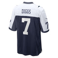 Punc D.Cowboys #7 Trevon Diggs Navy Alternate Game Team Jersey