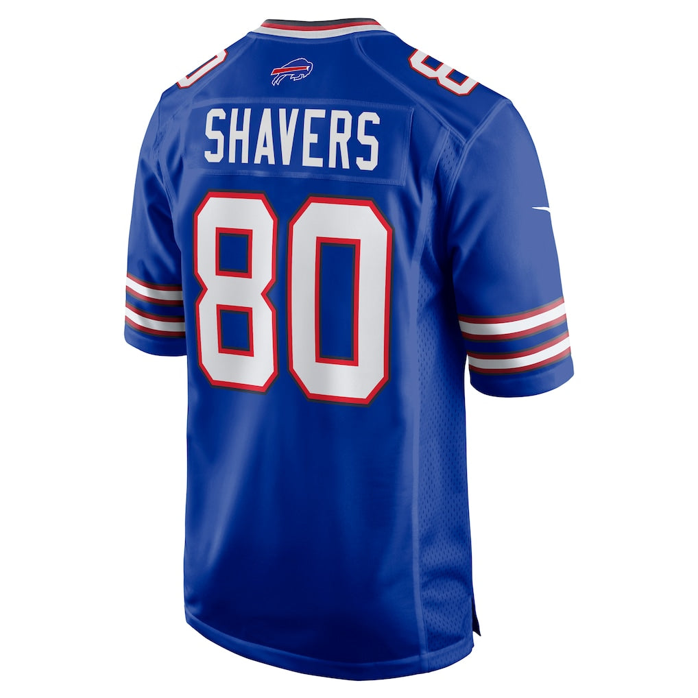 Punc B.Bills #80 Tyrell Shavers Royal Team Game Jersey