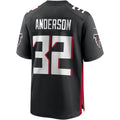 Punc A.Falcons #32 Jamal Anderson Black Game Retired Player Jersey