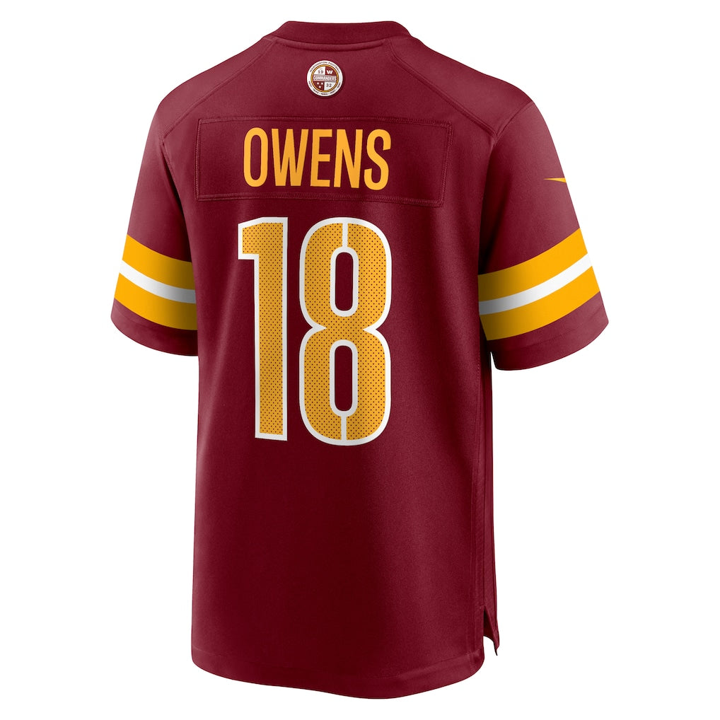 Punc W.Commanders #18 Tyler Owens Burgundy Team Game Jersey