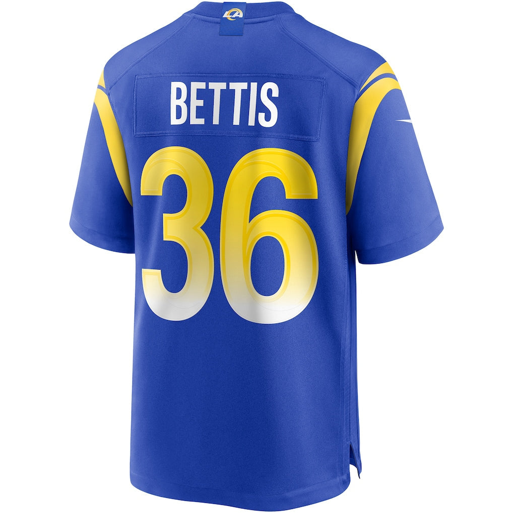 Punc LA.Rams #36 Jerome Bettis Royal Game Retired Player Jersey