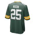 Punc GB.Packers #25 Keisean Nixon Green Game Player Jersey