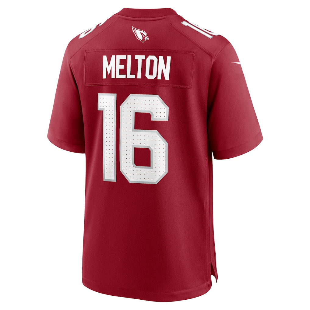 Punc A.Cardinals #16 Max Melton Cardinal Team Game Jersey