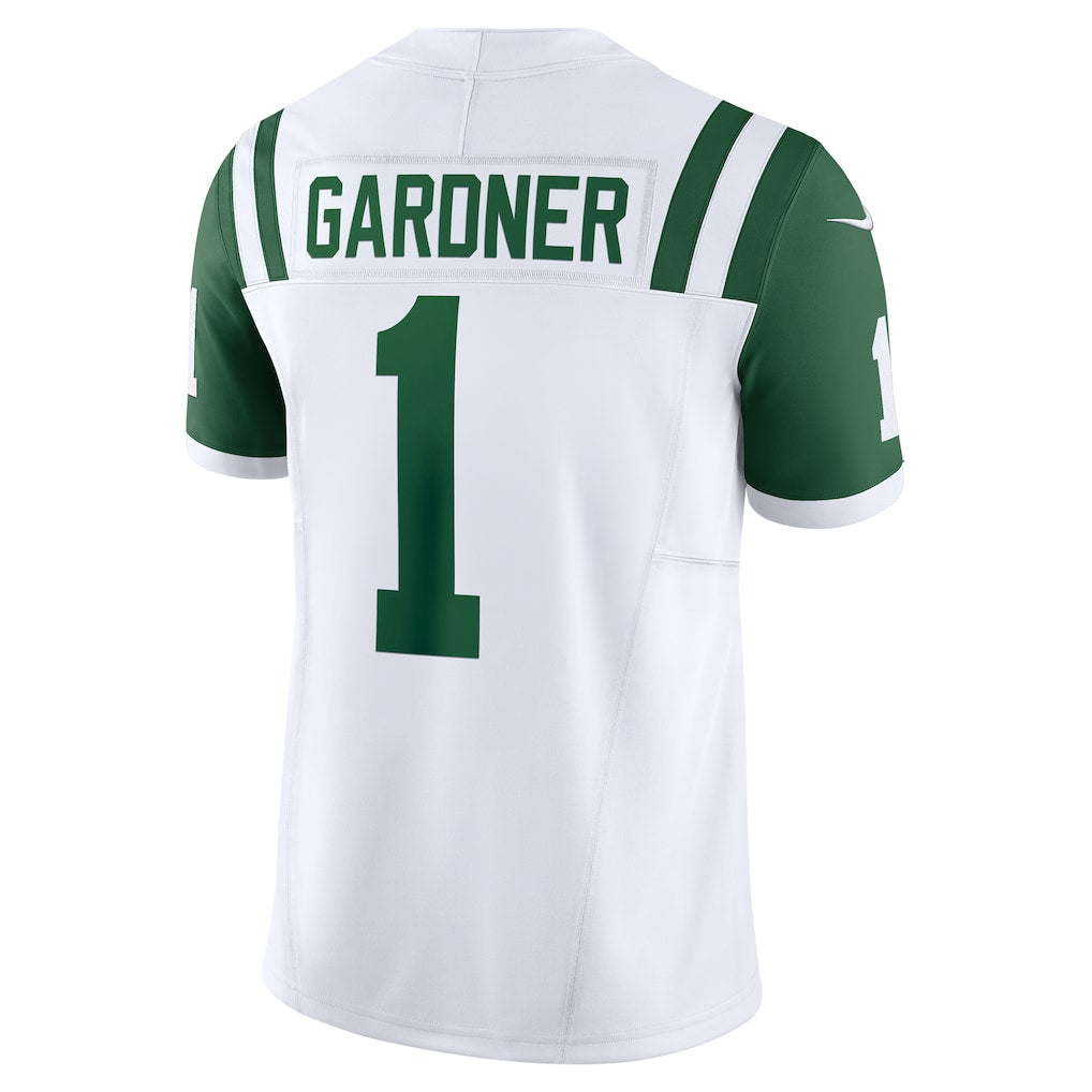 Punc NY.Jets #1 Ahmad Sauce Gardner White Classic Alternate Vapor F.U.S.E. Limited Jersey