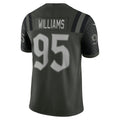 Punc NY.Jets #95 Quinnen Williams Gotham Green 2025 Rivalries Collection Limited Jersey