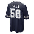 Punc D.Cowboys #58 Mazi Smith Navy Game Jersey