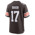 Punc C.Browns #17 Jerome Baker Brown Team Game Jersey