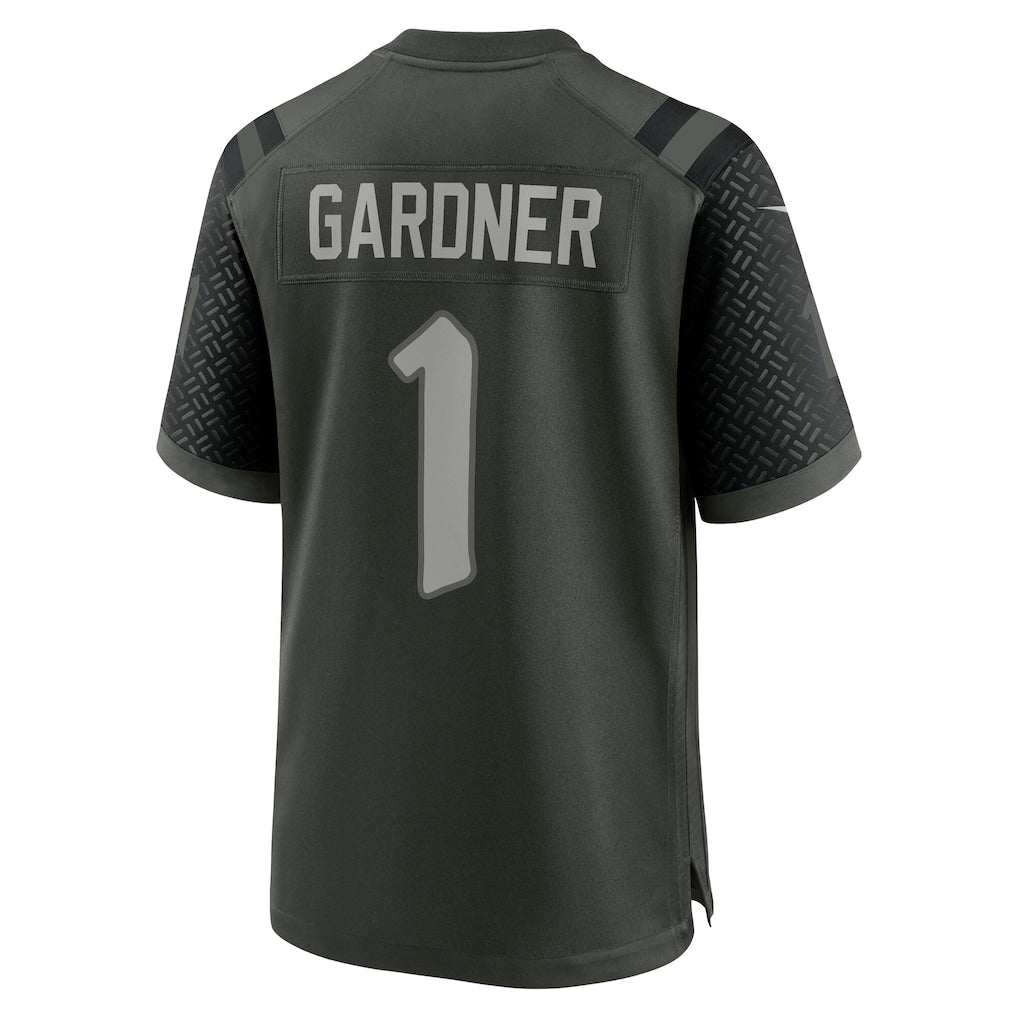 Punc NY.Jets #1 Ahmad Sauce Gardner Gotham Green 2025 Rivalries Collection Game Jersey