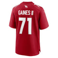 Punc A.Cardinals #71 Jon Gaines II Cardinal Team Game Jersey