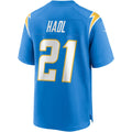 Punc LA.Chargers #21 John Hadl Powder Blue Game Retired Player Jersey