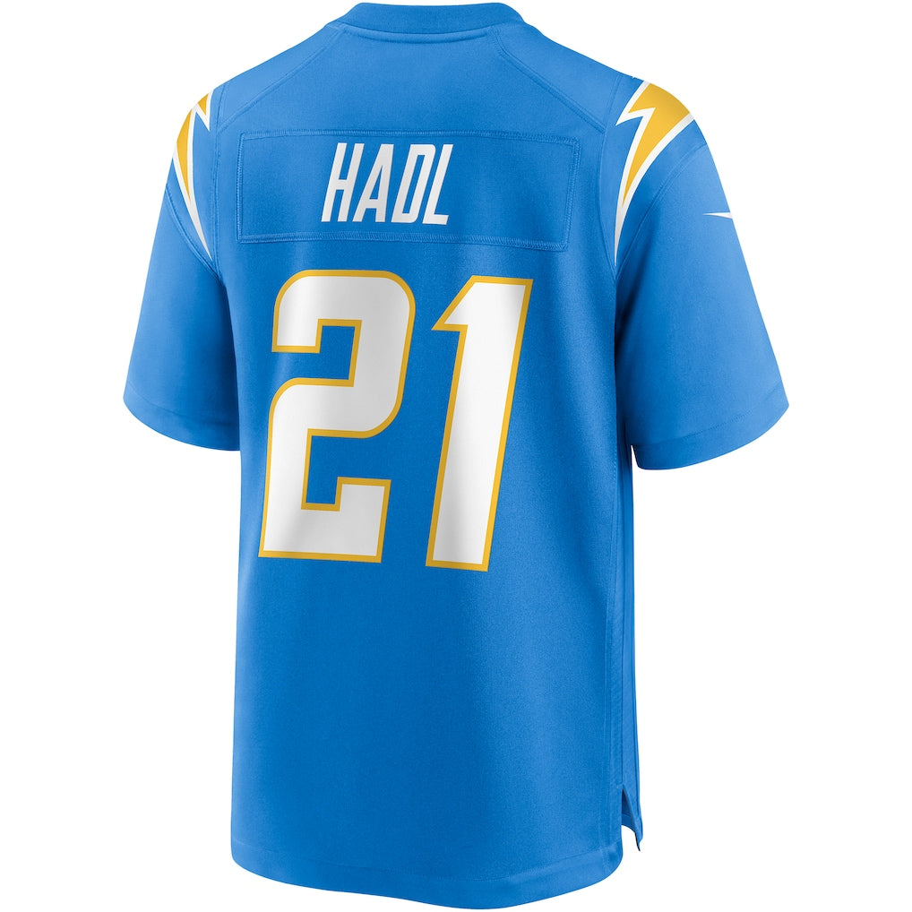 Punc LA.Chargers #21 John Hadl Powder Blue Game Retired Player Jersey