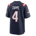 Punc NE.Patriots #4 Bailey Zappe Navy Game Player Jersey