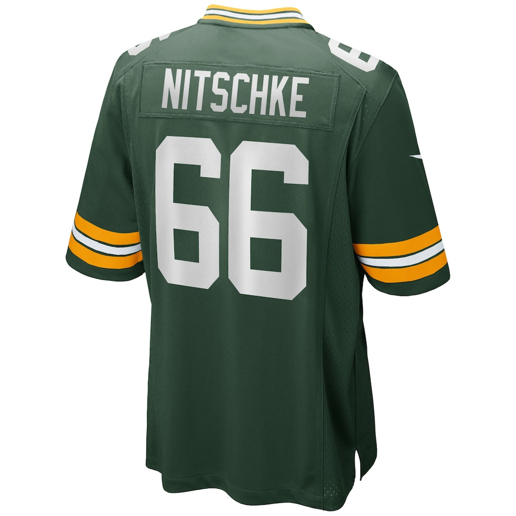 Punc GB.Packers #66 Ray Nitschke Green Game Retired Player Jersey