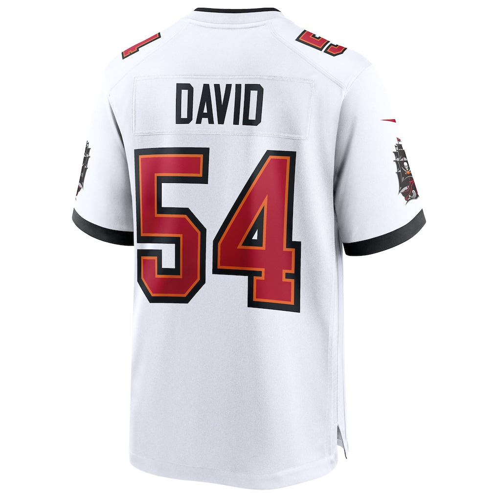 Punc TB.Buccaneers #54 Lavonte David White 50th Season White Game Jersey