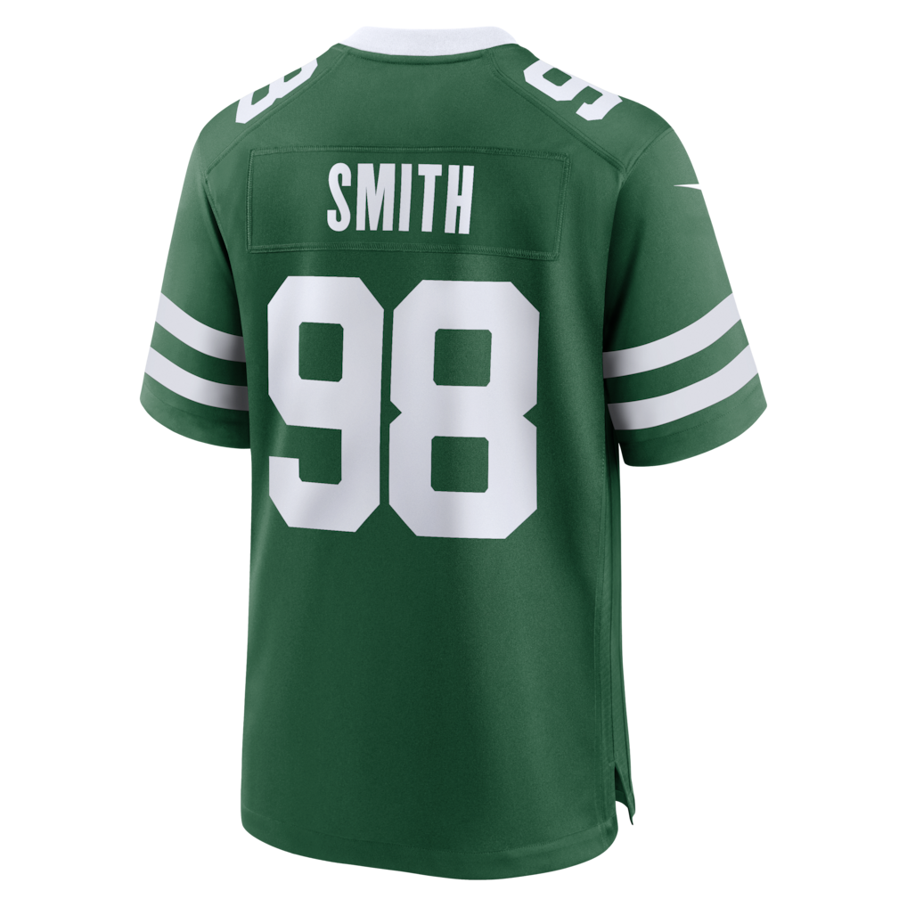 Punc NY.Jets #98 Mazi Smith Legacy Green Team Game Jersey