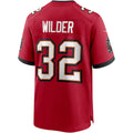 Punc TB.Buccaneers #32 James Wilder Red Game Retired Player Jersey