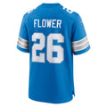 Punc D.Lions #26 Tre Flowers Blue Team Game Jersey