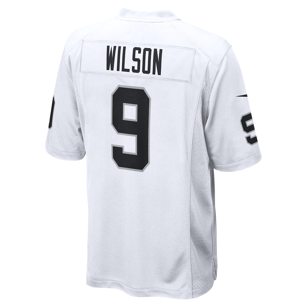 Punc LV.Raiders #9 Tyree Wilson White Game Jersey
