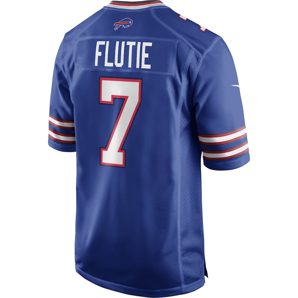 Punc B.Bills #7 Doug Flutie Royal Game Retired Player Jersey